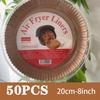 50/100pcs Non Stick Air Fryer Liners Paper For Baking Microwave Ovens Easy To Clean Oil Absorbing Perfect For Healthier Cooking