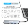 KOGLEE USB Hub with 3 USB Ports and 1 Card Reader for Laptops and MacBook Surface Slim Ideal for Telework and Working from Home USB-C/USB-A 2-in-1