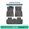 Durable TPE anti-slip floor mats for Mercedes EQA 2022-2023, three-piece set, in stock.