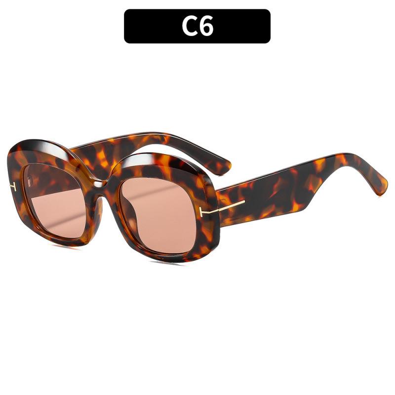 European and American ins wind connection versatile retro large frame street shot sunglasses outdoor sunscreen fashion trend sunglasses