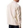 Calvin Klein Casual Solid Color Point Collar Loose Fit Long Sleeve Jacket Men Jackets Light-Beige J30J326678-PD7