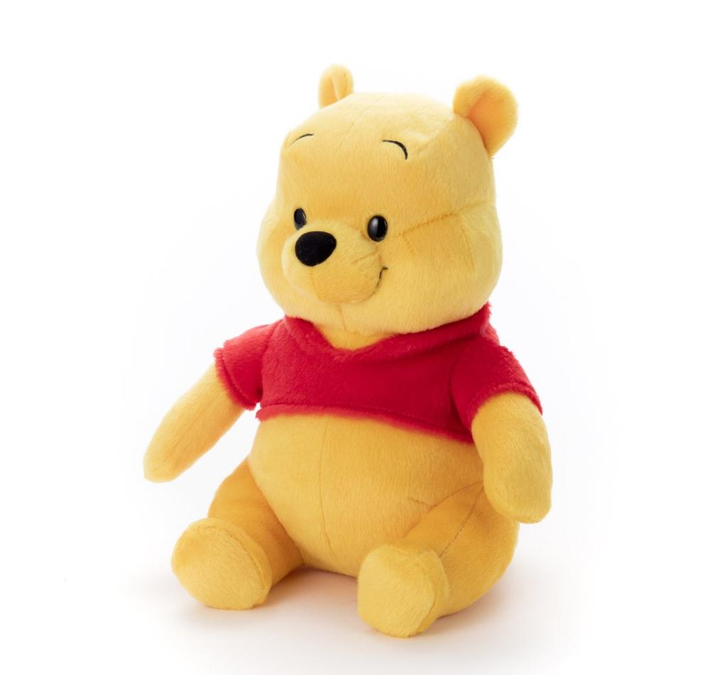 Disney Good Look Plush Toy Medium Winnie the Pooh Sitting Height 25cm