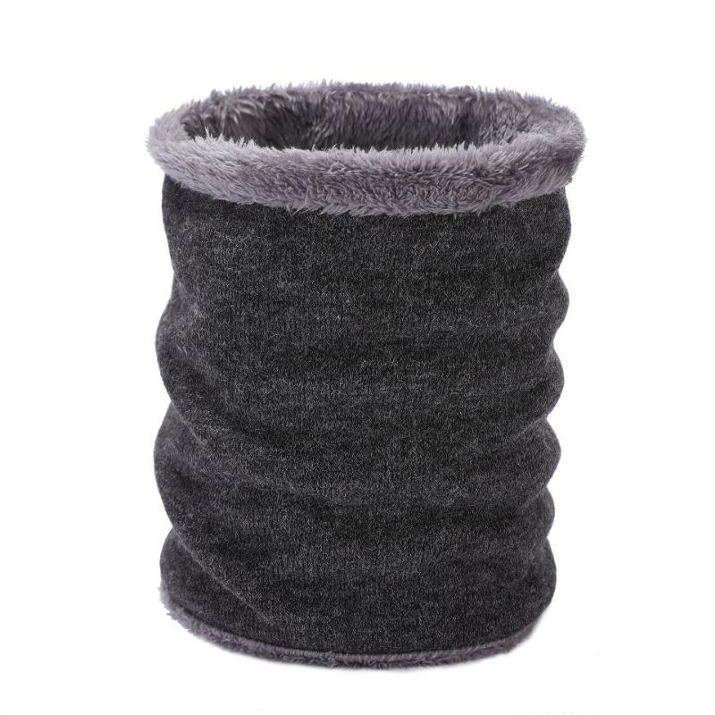 Fleece Neck Cover In Winter, Thickened In Autumn and Winter To Keep Warm, Knitted Wool Scarf, Cold-proof