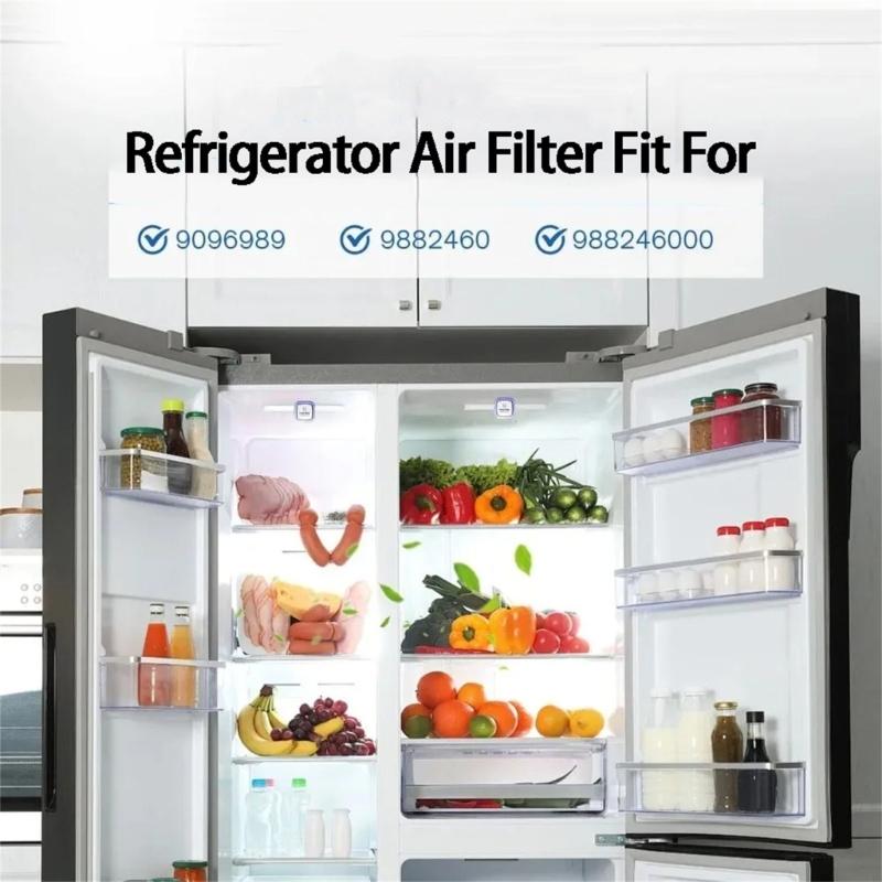 4 Bucăți Filtru de Carbon de Înlocuire Filtru Frigider pentru 9882460 988246000 7440021-00 9096989 Accesorii Frigider