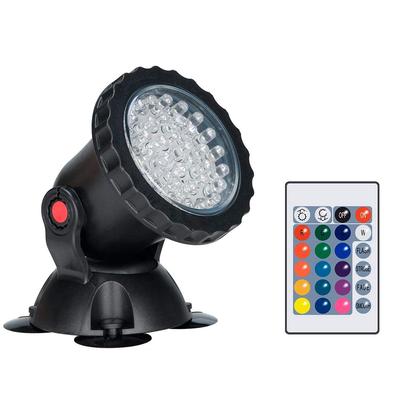 RGB LED Aquarium Lights Fish Tank Submersible Swimming Pool Pond Lamp Remote UK