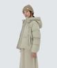 Chaqueta de Plumas Pesada con Capucha Pupina para Mujer Snowpeak Apparel (S25Wwfdj21) Oliva Pastel