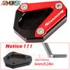 S1000R Kickstand Side Stand Enlarge Pad Motorcycle Accessories For BMW S1000RR M1000RR S 1000RR M 1000RR S 1000R S1000 R RR