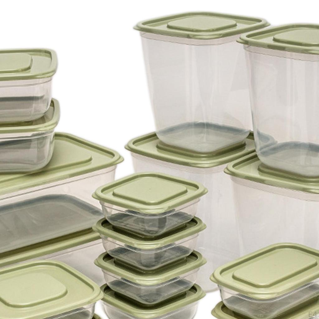 17 Pieces Bread Box Bins with Lid Container for Countertop