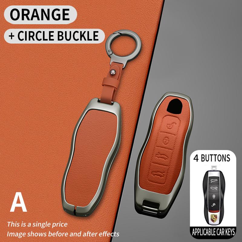 Compatible Key Shells for Porsche: New Cayenne, Macan, 911, Panamera, 718, Taycan Keychains