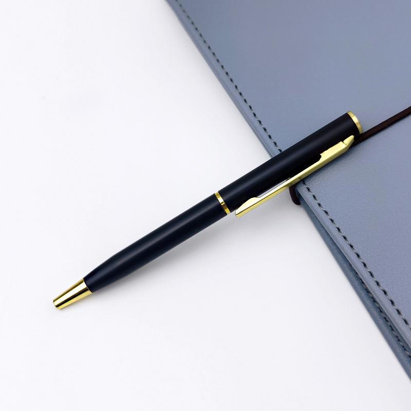 

Компактная шариковая ручка из нержавеющей стали с лазерной гравировкой и вращающимся механизмом - мини-карманная ручка 10 см 0.7mm Black Ink Refill