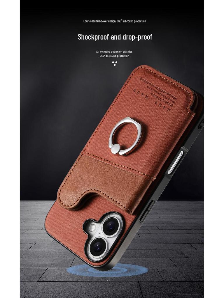 MOTO Edge60 Phone Case Wallet with Ring Holder, Compatible with Edge75
