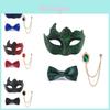 Halloween Couple Mask Costume Accessory With Diy Plastic Design For Party Events