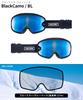 Taiki Sato Snowboard BLACKSNOW GG07 F [BLACK SNOW] Goggles, Unisex, (Black/RD)