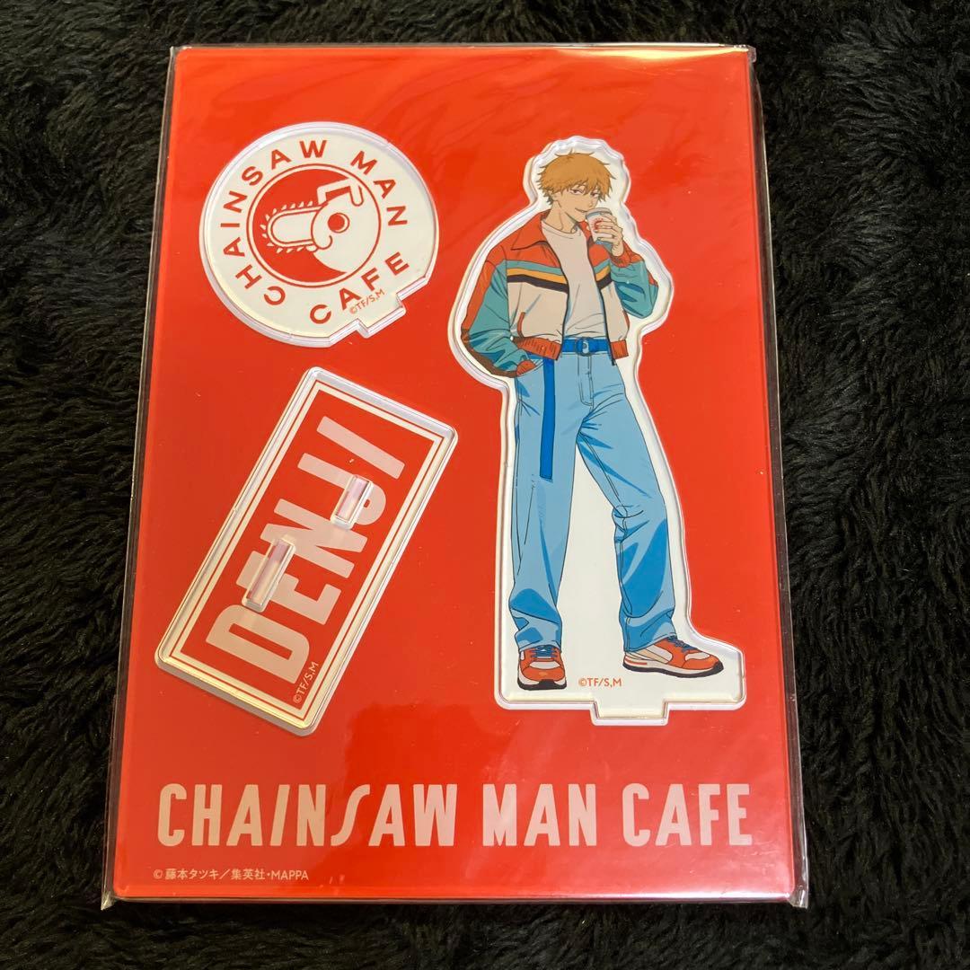 Used Chainsaw Man Cafe Denji Acrylic Stand