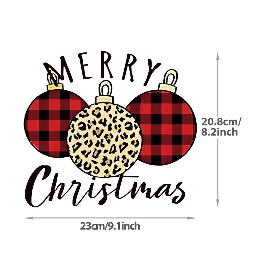 Easy-to-print Christmas Patch Sweatshirts, Hats, Diy T-shirts, Patch Clothes, Heat-pressed Application Patch Iron Patch Clothes
