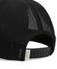 Eondeokeonteulol Summer Mesh Sunblock Logo Color Block Ball Cap Unisex Baseball Cap Signature / Mesh Trucker Black
