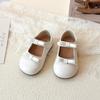 Girls' Mary Jane Leather Shoes - Spring/Autumn French & Japanese Style, Soft Sole, Toddler & Little Girl