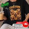 Custom Pet Vintage Bootleg T-Shirt, Retro Personalized Pet Photo + Name Comfort Colors® Shirt, Custom Dog Portrait Top,Design Cat Shirt Tee