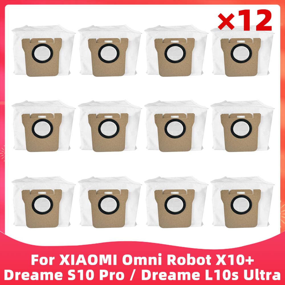 Fit For ( Xiaomi Mijia Omni Robot X10+ / Dreame S10 Pro / Dreame L10s Ultra SE ) Brush Filter Mop Dust Bag Accessory Part