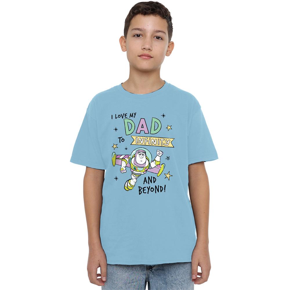 Toy Story 4 Boys Love Dad Buzz Lightyear T-Shirt