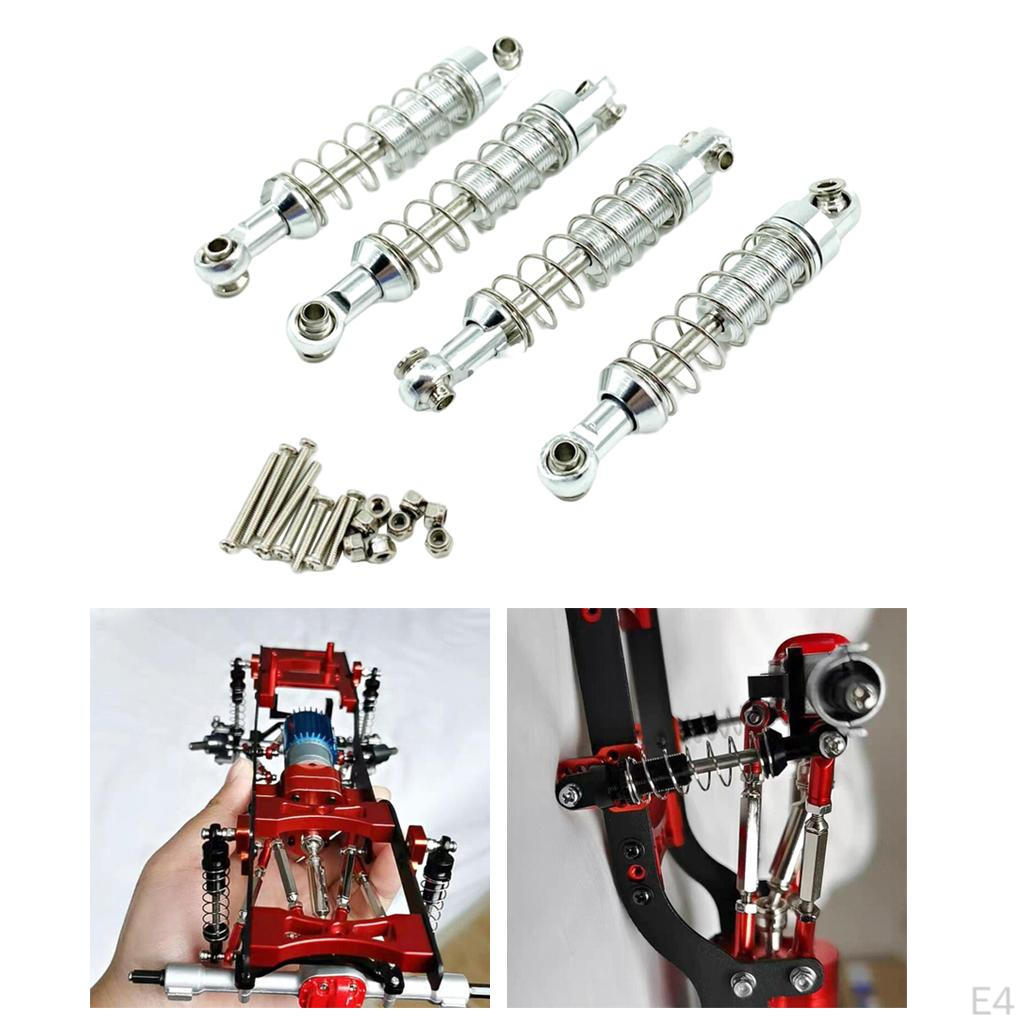4 Shock Absorber RC Car Alloy Adjustable Damper D90 D91 99 C14 C24 1/12 Scale Model Truck Spare