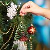 Acrylic Christmas Ornament Green Hair Elf Decoration Reusable Holiday Decor Xmas Tree Car Rearview Mirror Hanging Pendant Party Supplies Gift Durable
