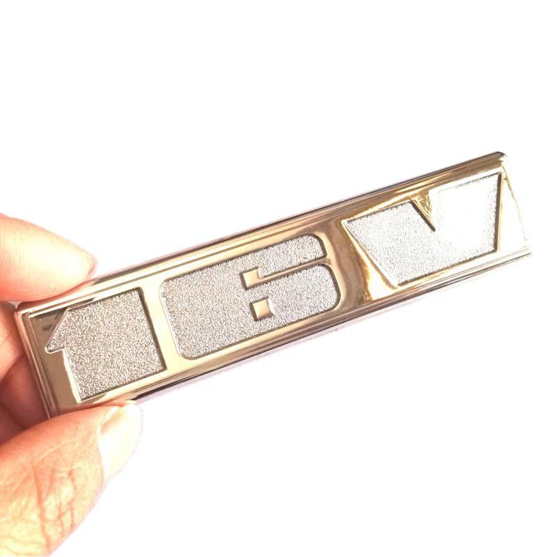 Plastic 16V Auto Stickers Emblems Badges Logos