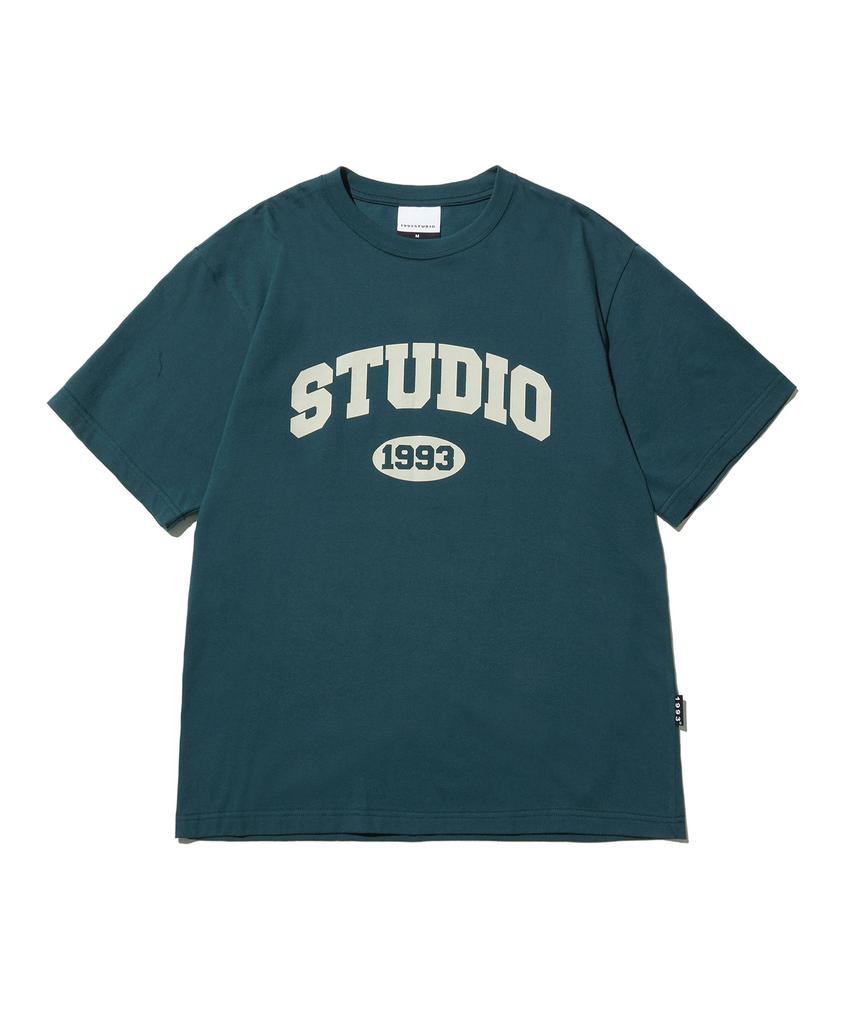 1993STUDIO Arch Logo T-Shirt_Green
