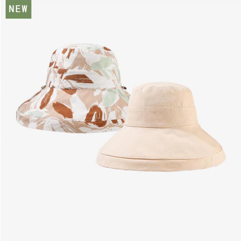 Spring Summer Hats For Women Bucket Hat Double Sided Fisherman Cap Sun Protection Casual Sun Hat Ladies Foldable Sunhat New