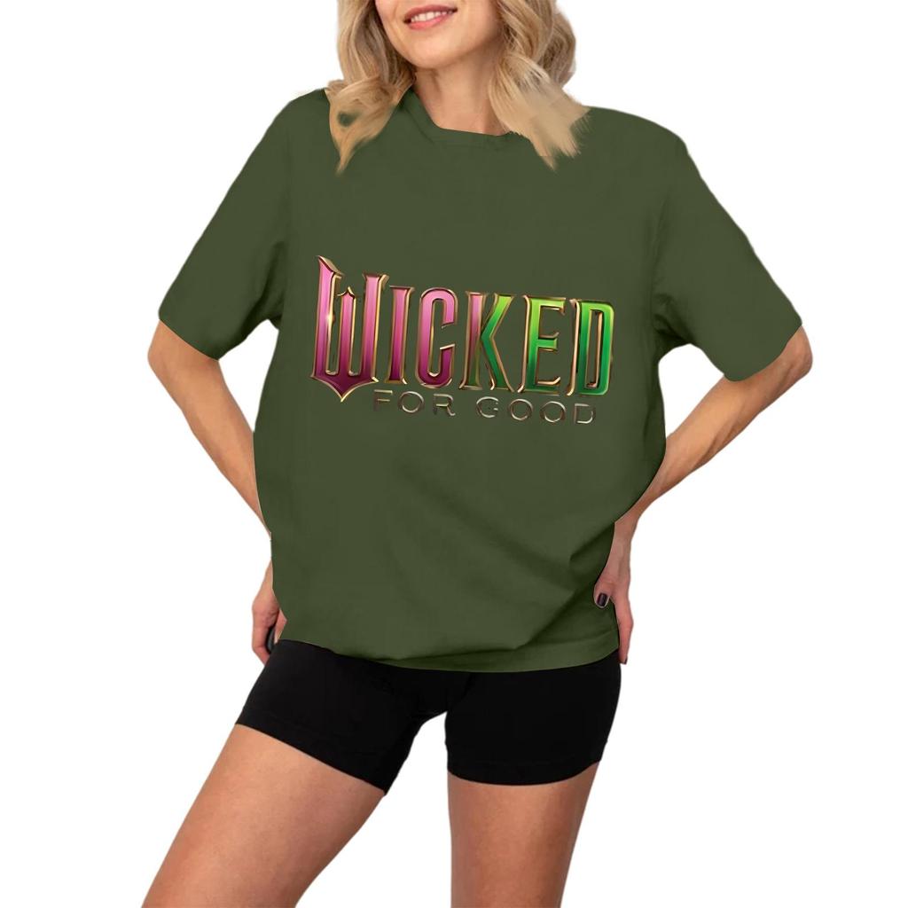 Damen Modisches Und Lässiges Langarm Bedrucktes Kurzarm-Oberteil