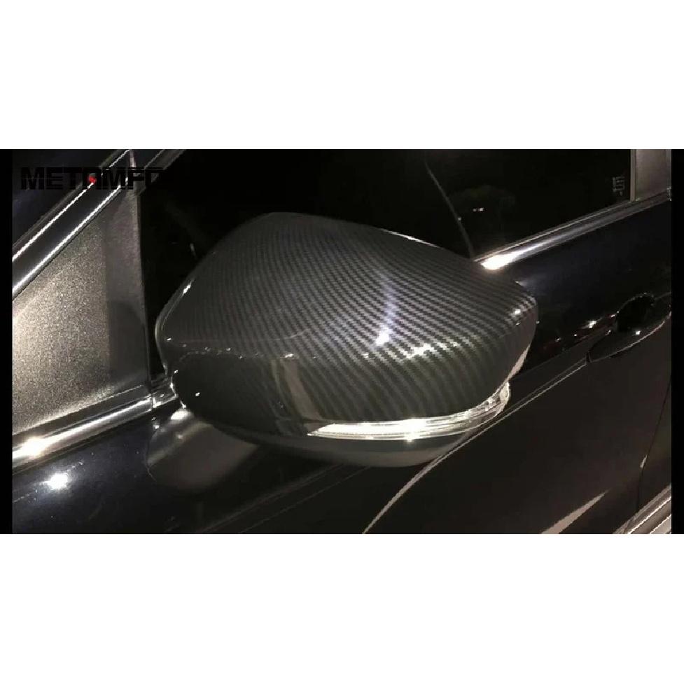 Rearview Side Mirror Cover Trim For Mitsubishi Eclipse Cross 2017- 2024 2025 Carbon Fiber Protector Accessories