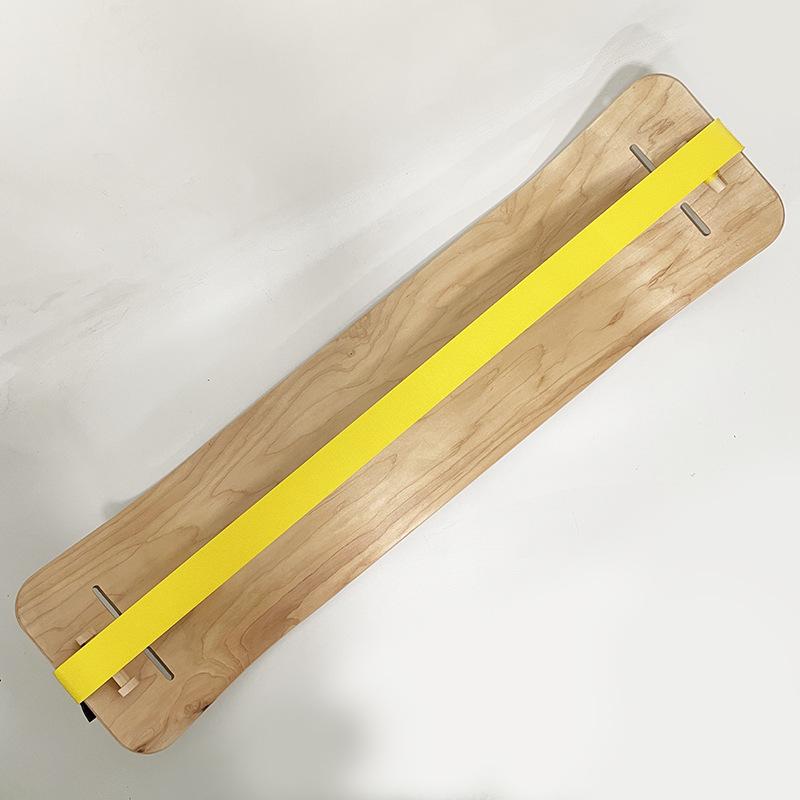 Maple Wood Flat Balance Board for Yoga and Ski Training