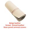 Khaki Beige leather Door panel armrest covers Black For Volkswagen Golf 4 MK4 Jetta Bora 1998 1999 2000 2001 2002 2003 2004 2005