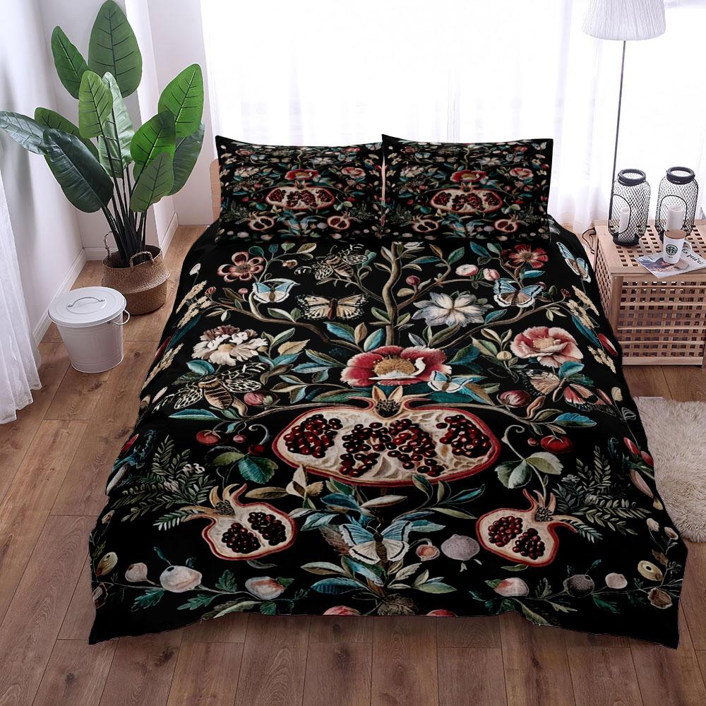 William Morris Whimsical Apple Tree Duvet Cover Set Eu Single Double King Us Twin Full Queen Size Bed Linen Set