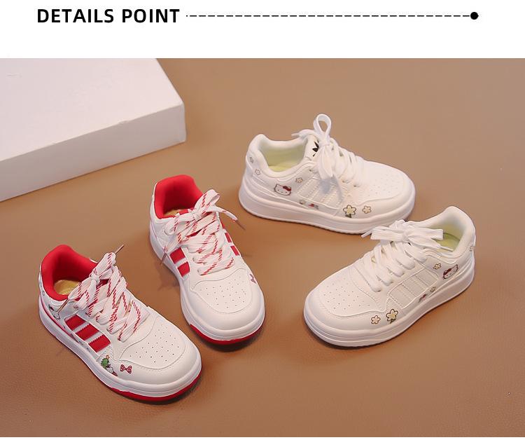 2026 Spring Kids' Low-Top Leather Sports Shoes - Non-Slip Soft Sole, Lightweight Design for Boys & Girls