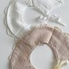 Baby Burping Cloth Fashionable False Collar Bib Detachable Hollowed Out Female Girls Scarf Infants Saliva Towel