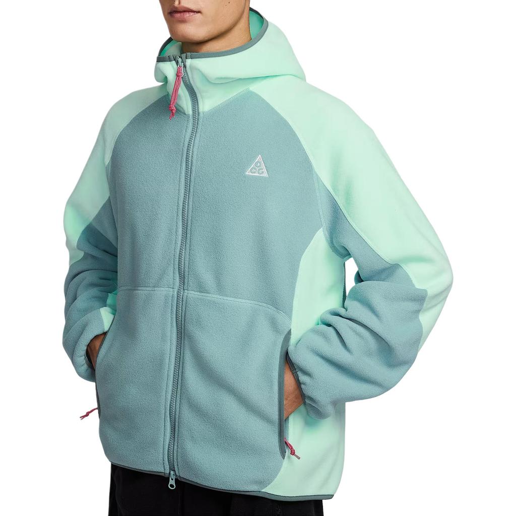 Nike ACG Serie Wolf Tree Logo Fleece Kapuzenjacke mit durchgehendem Reißverschluss Langarm Herrenjacken HJ2461-353