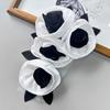 Black And White Color Scheme Handmade Diy Flower Accessories Headgear Accessories Wedding Dress Decoration Corsage Cloth Stickers Accessories