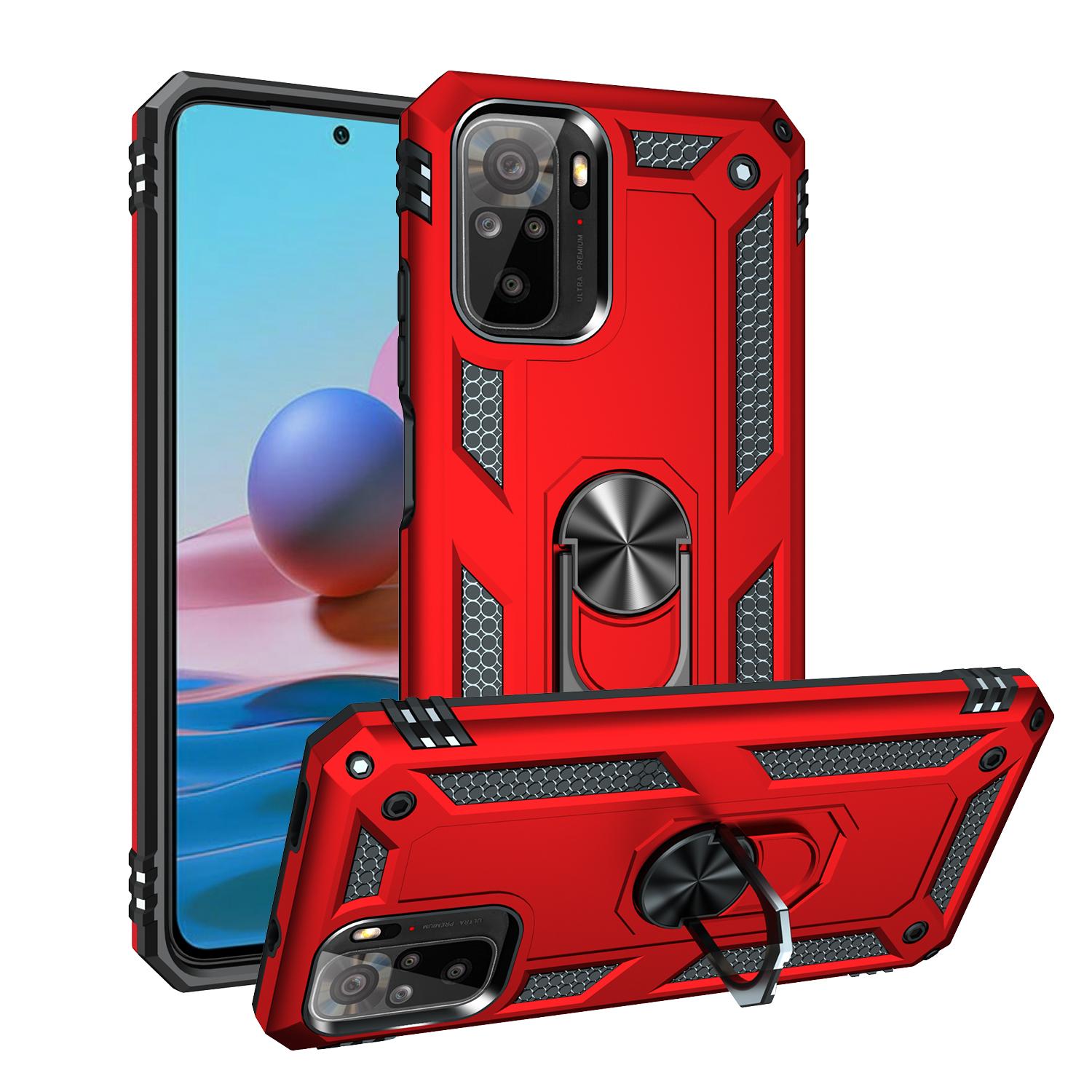 

Cover Xiaomi Redmi Note 10 Armor Rugged Military Shockproof Car Holder Magnetic Ring Case for Xiaomi Redmi Note 10 5G Note10 Redmi Note 10 Pro 5G