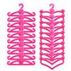 20 Pieces Pink Doll Clothes Hangers, Plastic Small Hangers Fit 11-Inch Girl Doll Dress Clothes Toy Accessories by SamGreatWorld