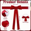 Drape Tie Backs Christmas Elastic Red Home Decor Decorative Bow Drapery Holdbacks For Shower Indoor Bathroom Kitchen Bedroom