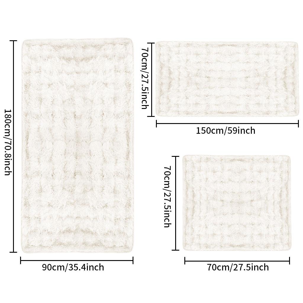 Soft Fluffy Faux Fur Plush Sofa Cover Slipcover Non-slip Furniture Protector 1/2/4 Seate Couch Covers for Living Room Home Decor