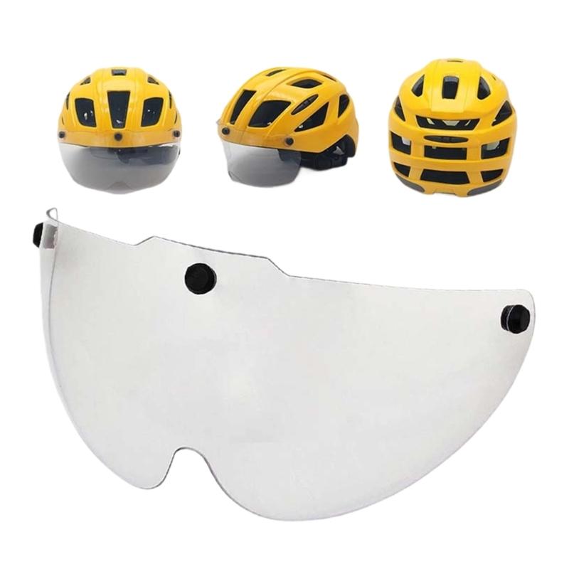 Magnetic Visors Lens For Motorcycle Helmets Featuring High Transparency Anti Fog Coating And Easy Installation PC Lens