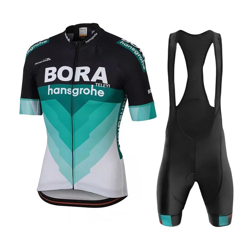 Conjunto de Maillot de Manga Corta y Culotte de Ciclismo BORA