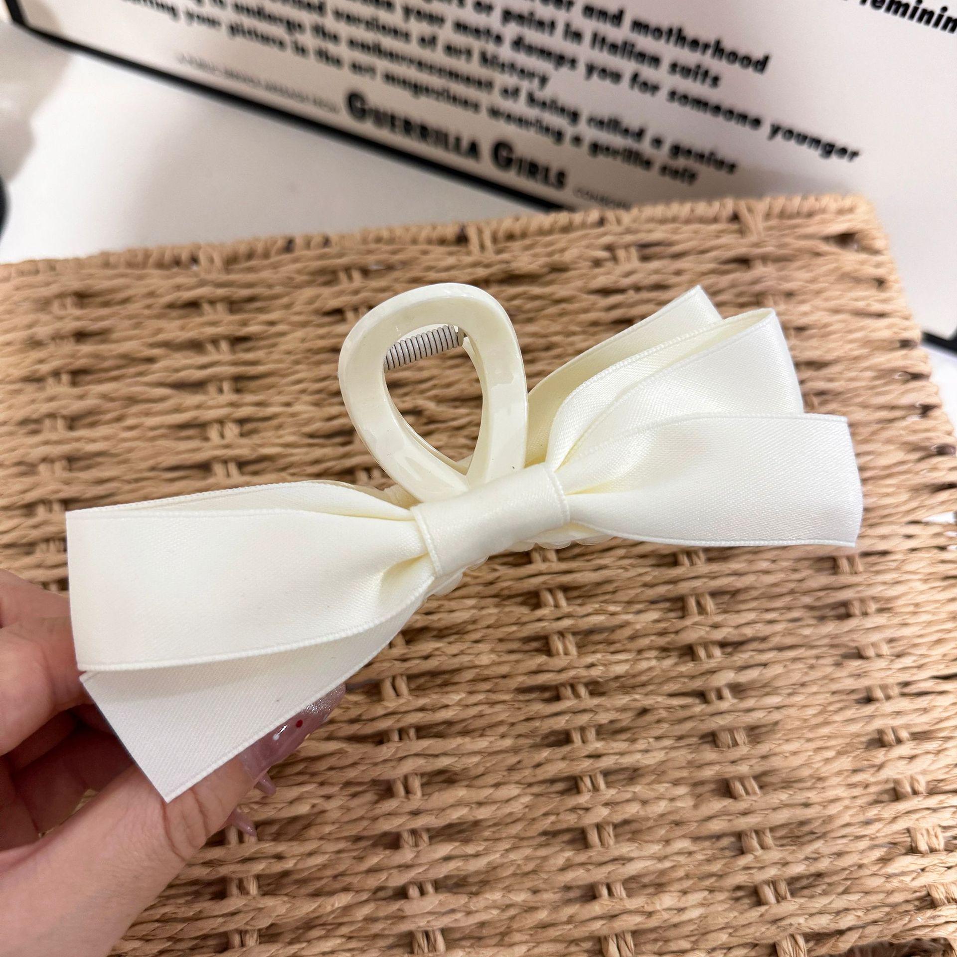 

Черная двусторонняя заколка для волос в виде банта в стиле Хепберн для женщин