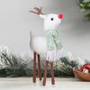 Kawaii Standing Christmas Elk Decor Mini Retro Elk Decoration Christmas Elk Figurine  Children