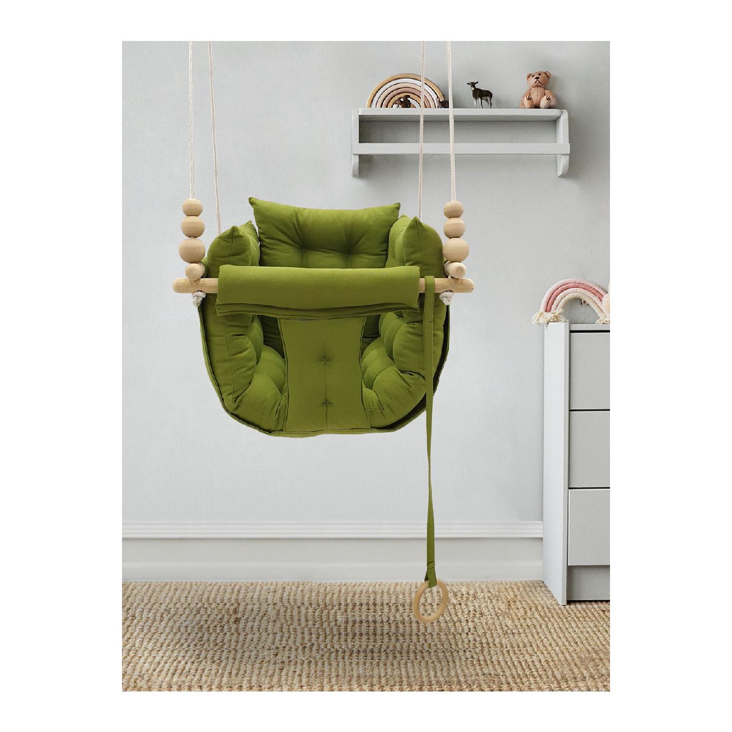 

Green Puffy Swing Baby Swing зелений