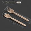 Degradable Tableware Environmentally Friendly Disposable Rice Husk Knife, Fork and Spoon Wheat Straw Spoon Household and Commercial Cake Spoon