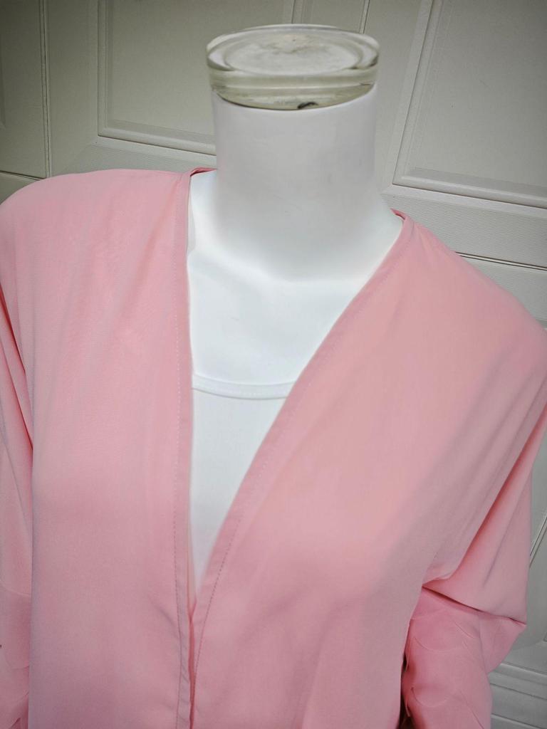 MQ229 Middle East Chiffon Solid Color Abaya & Cardigan Womenswear