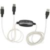 2 In 1 USB To MIDI Cable Plug and Play MIDI Cord Adapter  for Keyboard, Piano, Synthesizer
